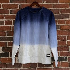 American Eagle Medium Ombre Active Flex Men’s Sweatshirt in Dark Blue to Gray